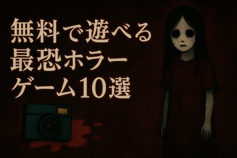 【2025年版】無料で遊べる最恐ホラーゲーム10選|ふりーむ&DLsite対応 ホラーADVまとめ